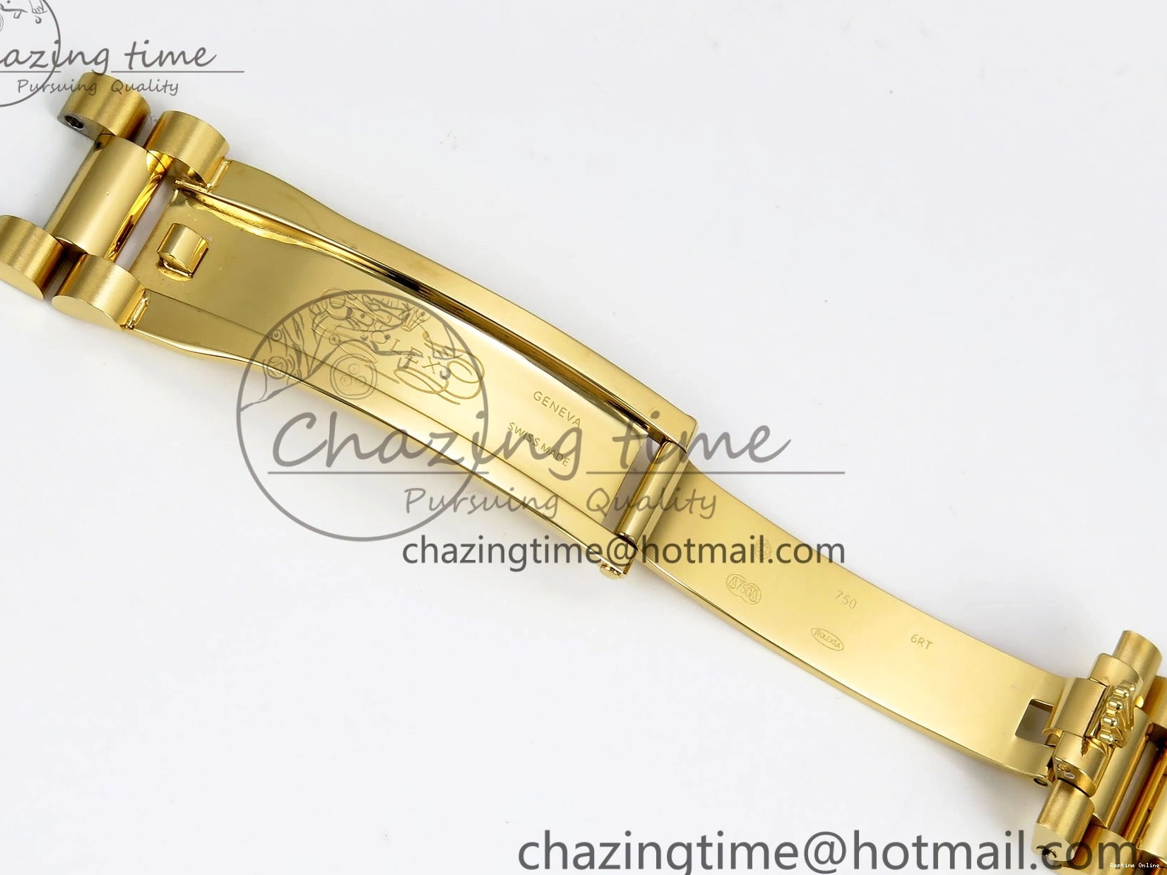 0420 WaterResistant Day Date 36 YG RAF 1:1 Best Edition Brown Oman Dial Diamonds Bezel on YG Bracelet A 1518